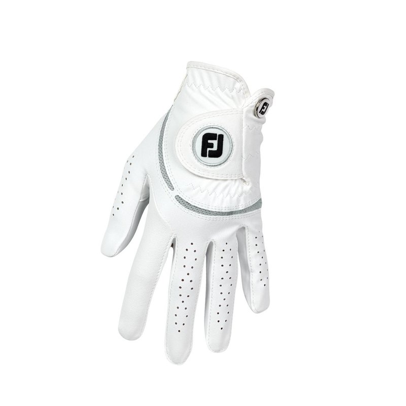FootJoy WeatherSof dámská golfová rukavice, bílo/šedá