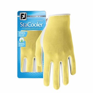 FootJoy StaCooler Assorted dámská golfová rukavice, žlutá