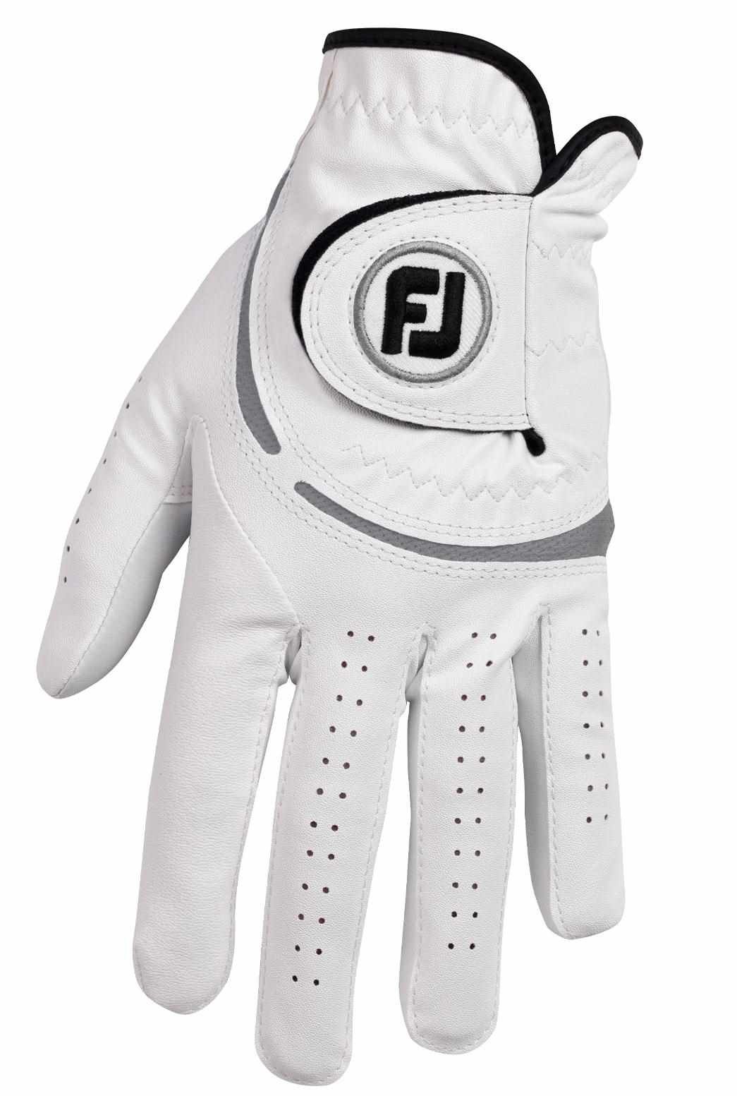 FootJoy WeatherSof pánská golfová rukavice, bílo/šedá