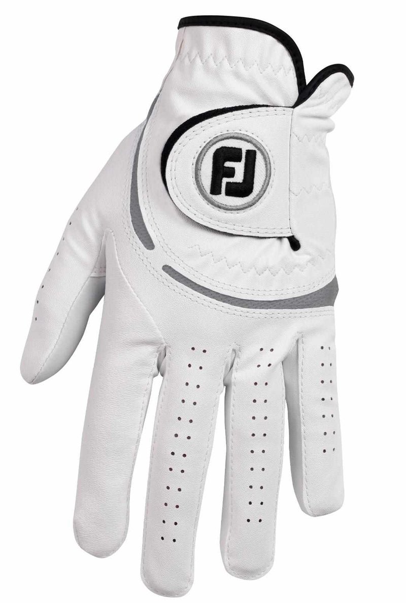 FootJoy WeatherSof pánská golfová rukavice, bílo/šedá
