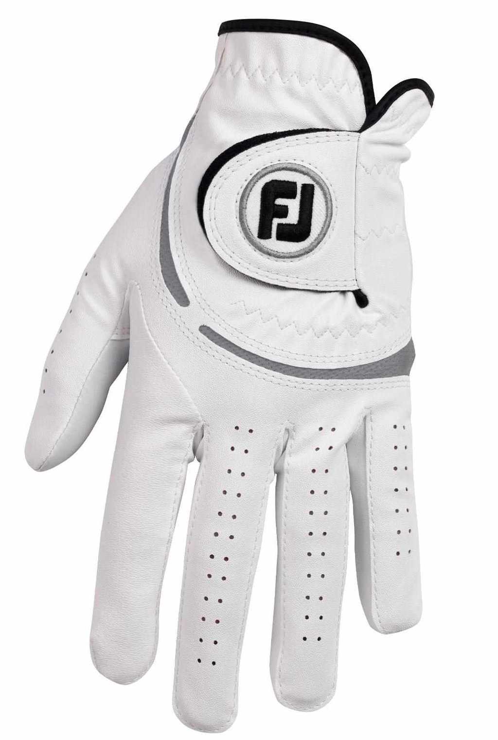 FootJoy WeatherSof pánská golfová rukavice, bílo/šedá