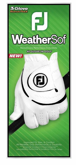 FootJoy WeatherSof pánské golfové rukavice, 3ks