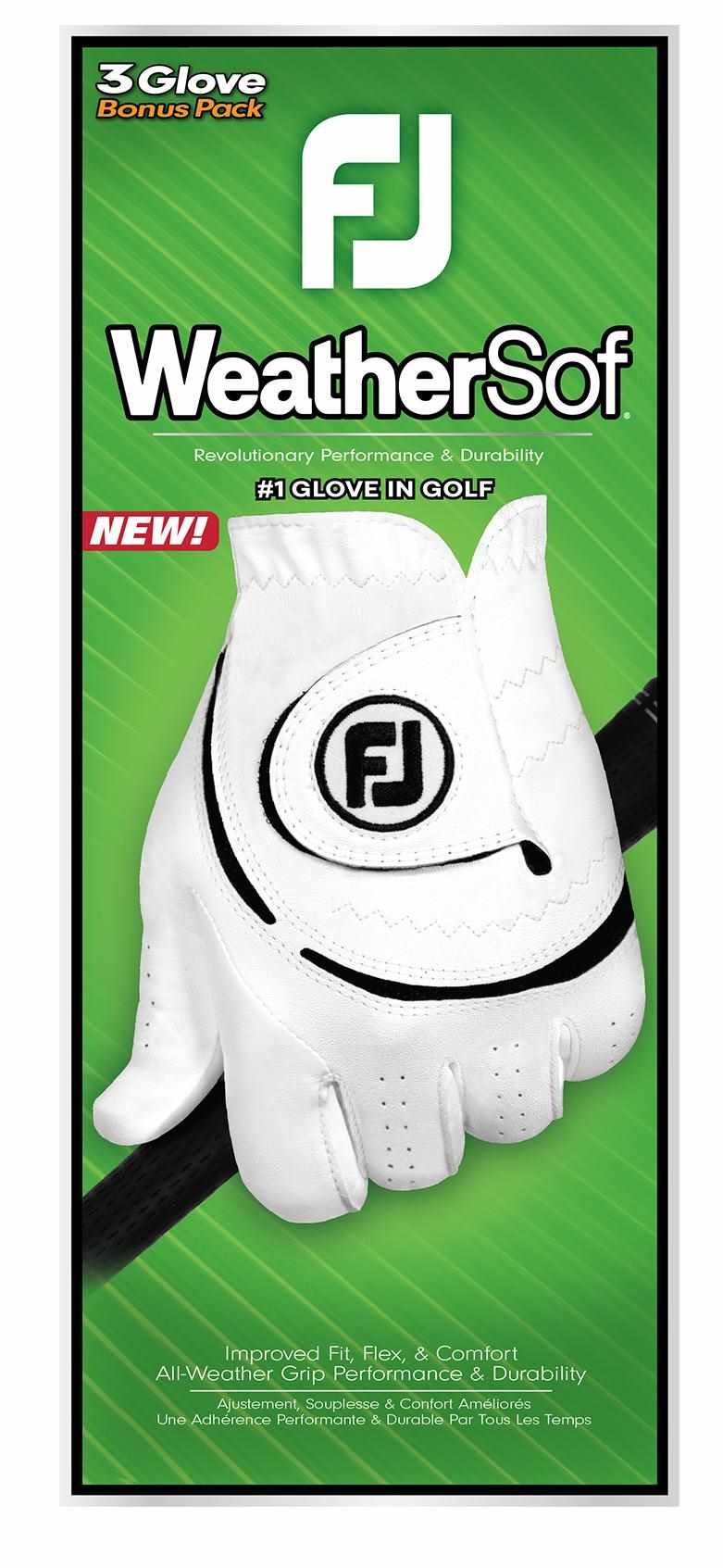FootJoy WeatherSof pánské golfové rukavice, 3ks