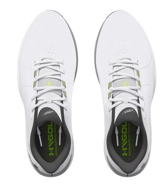 Under Armour Drive Pro Wide pánské golfové boty, bílé