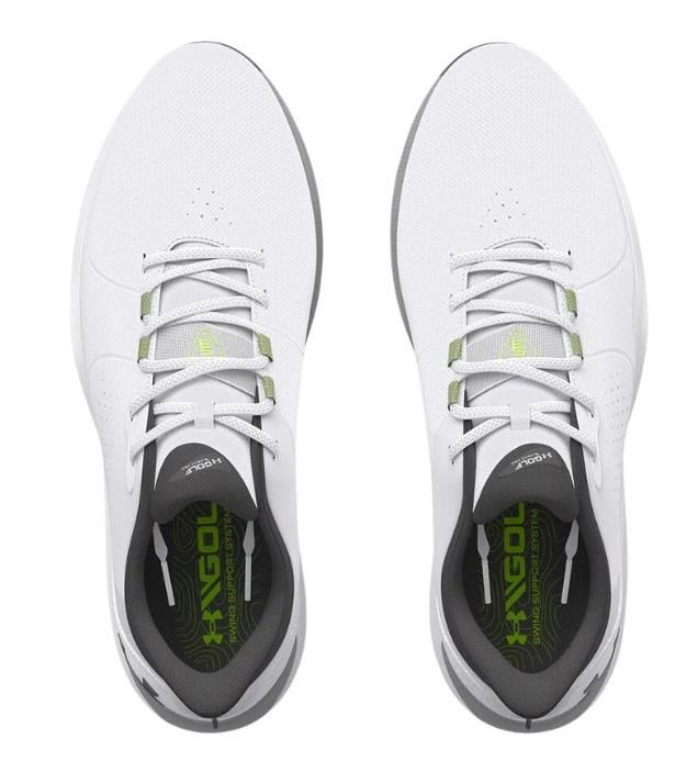 Under Armour Drive Pro Wide pánské golfové boty, bílé