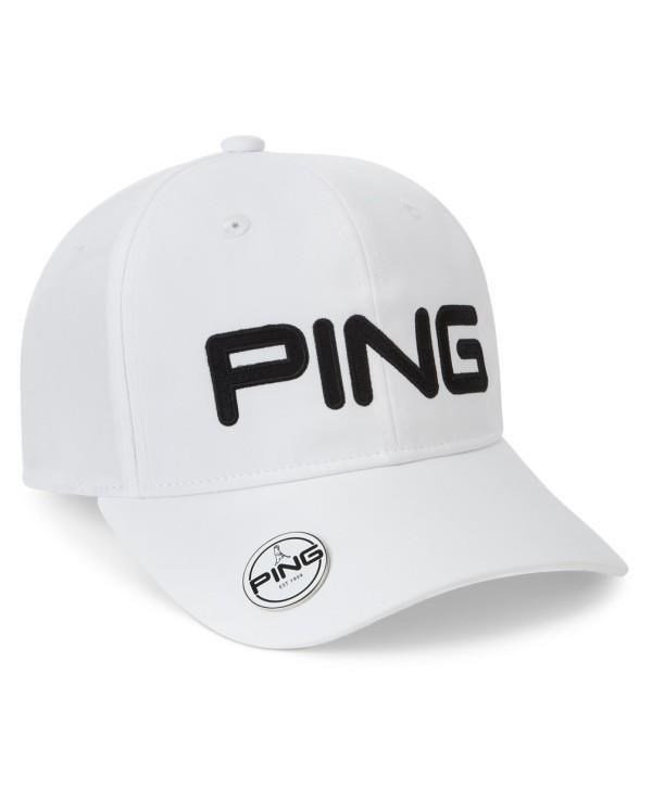 Ping Ball Marker golfová kšiltovka, bílá