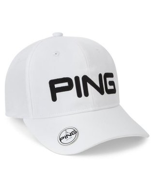 Ping Ball Marker golfová kšiltovka, bílá