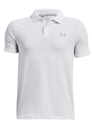 Under Armour Performance dětské polo, bílo/šedé