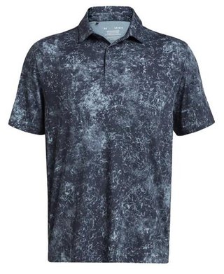 Under Armour Playoff 3.0 Printed pánské polo, downpour gray