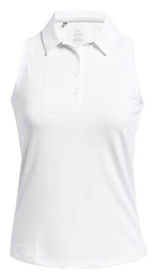 Under Armour Playoff Sleeveless dámské polo, bílo/šedé