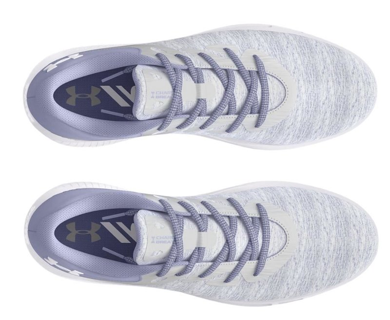Under Armour Charged Breathe 2 Knit SL dámské golfové boty, celeste/white