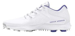 Under Armour Charged Breathe 2 dámské golfové boty, white/starlight/metallic silver