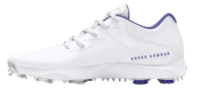 Under Armour Charged Breathe 2 dámské golfové boty, white/starlight/metallic silver