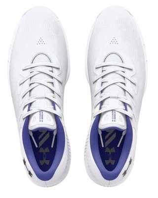 Under Armour Charged Breathe 2 dámské golfové boty, white/starlight/metallic silver