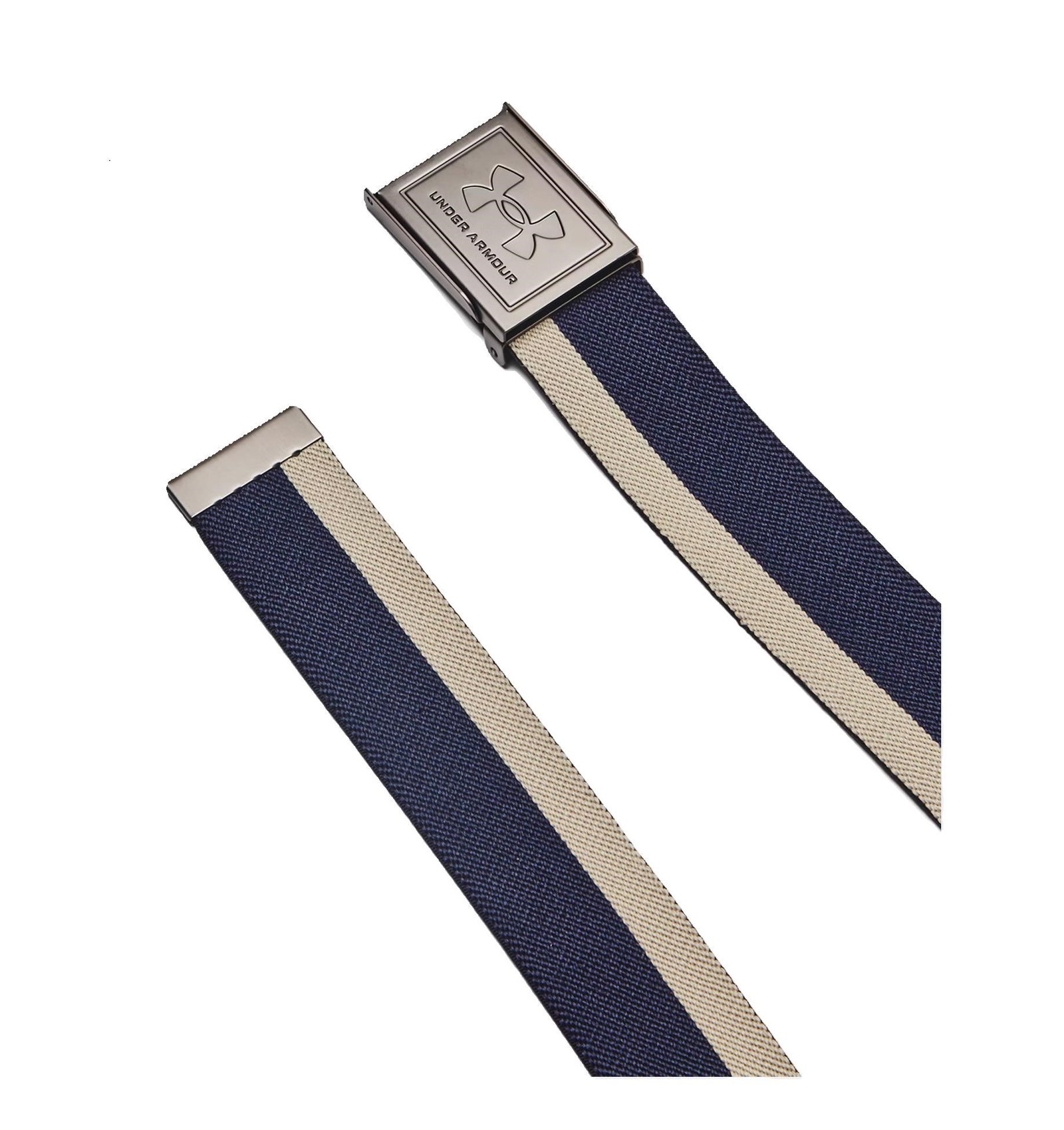 Under Armour Stretch Webbing pánský opasek, midnight navy/khaki base/castlerock