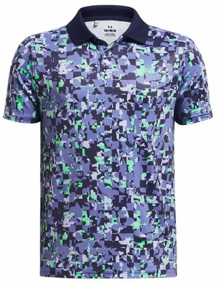 Under Armour Matchplay Printed dětské polo, starlight/vapor green