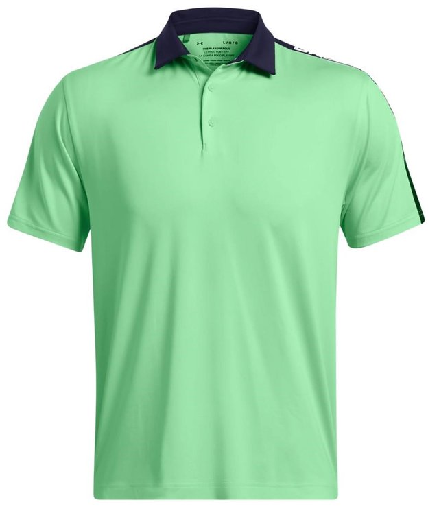 Under Armour Playoff 3.0 Striker pánské polo, zeleno/tmavě modré