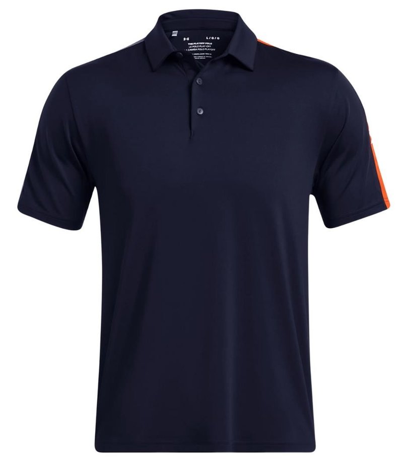 Under Armour Playoff 3.0 Striker pánské polo, tmavě modro/červené