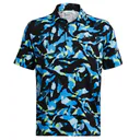 Under Armour Playoff 3.0 Printed pánské polo, black/capri