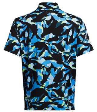 Under Armour Playoff 3.0 Printed pánské polo, black/capri
