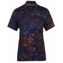 Under Armour Playoff 3.0 Printed pánské polo, midnight navy/phoenix