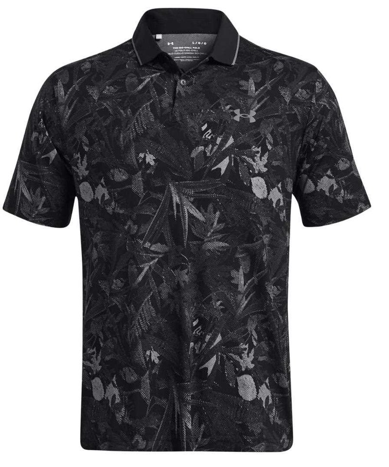 Under Armour Iso-Chill Edge pánské polo, černo/šedé