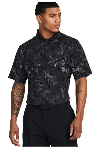 Under Armour Iso-Chill Edge pánské polo, černo/šedé