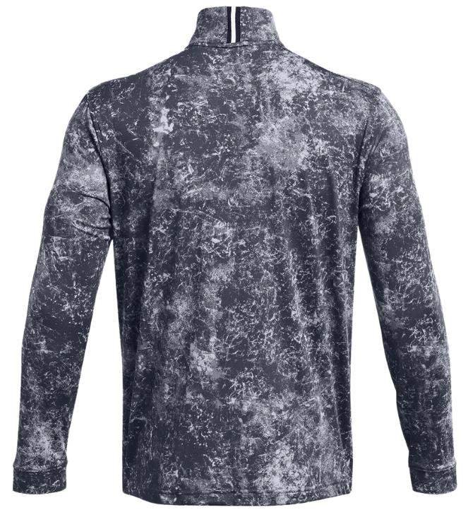 Under Armour Playoff Printed 1/4 Zip pánská mikina, downpour gray/midnight navy