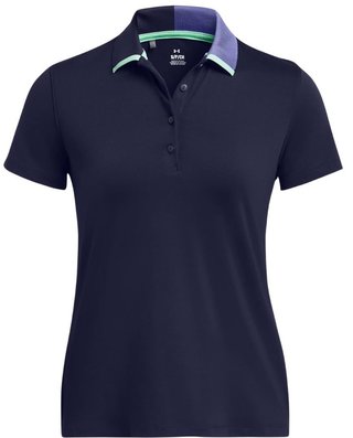 Under Armour Playoff Pitch dámské polo, midnight navy/starlight