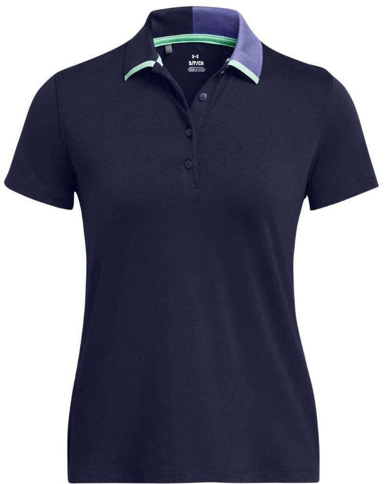 Under Armour Playoff Pitch dámské polo, midnight navy/starlight