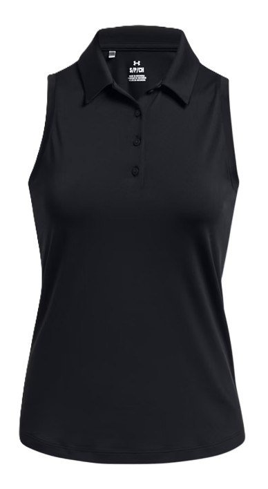 Under Armour Playoff Sleeveless dámské polo, černo/šedé
