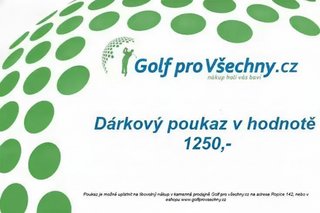 Dárkový poukaz v hodnotě 1250,-