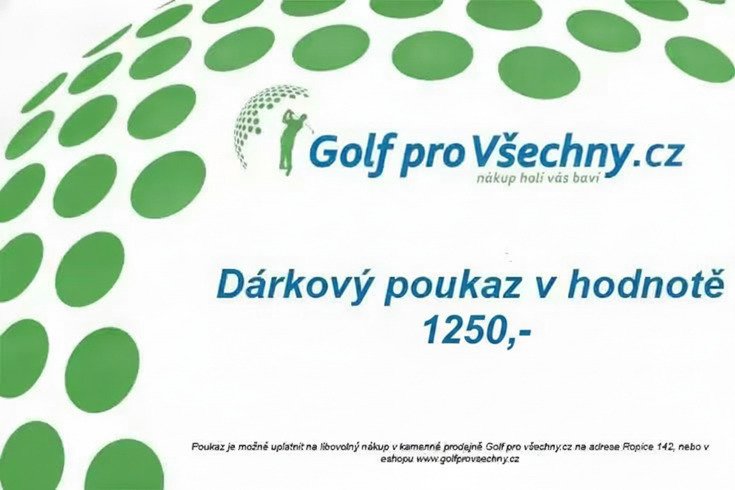 Dárkový poukaz v hodnotě 1250,-