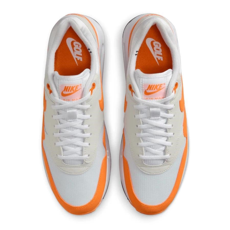 Nike AIR MAX 1 '86 OG G pánské golfové boty, bílo/oranžové