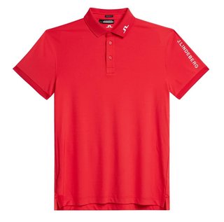 J.Lindeberg Tour Tech Regular Fit pánské polo, červené