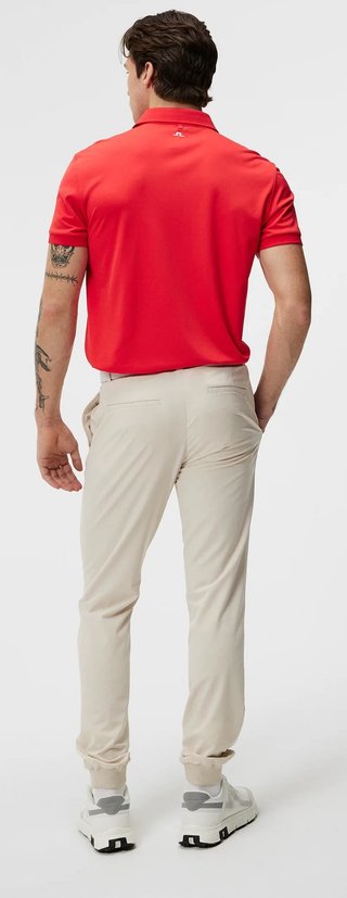 J.Lindeberg Tour Tech Regular Fit pánské polo, červené
