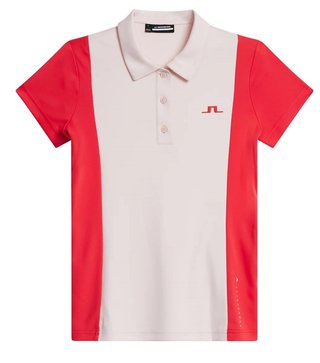 J.Lindeberg Tilly dámské polo, rose quartz