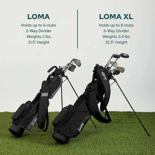 Sunday Golf Loma XL carry bag, midnight green