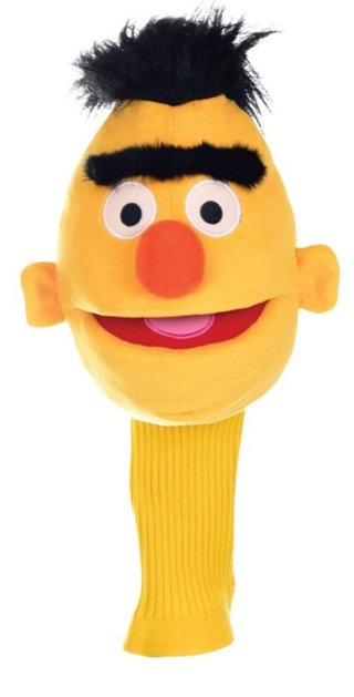 Legend Sesame Street Bert headcover, bert