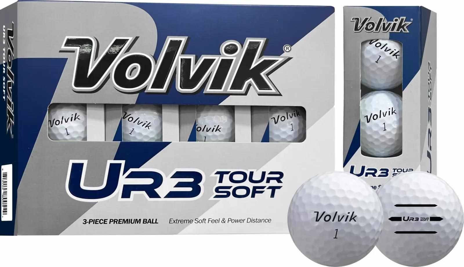 Volvik UR3 Tour Soft golfové míčky