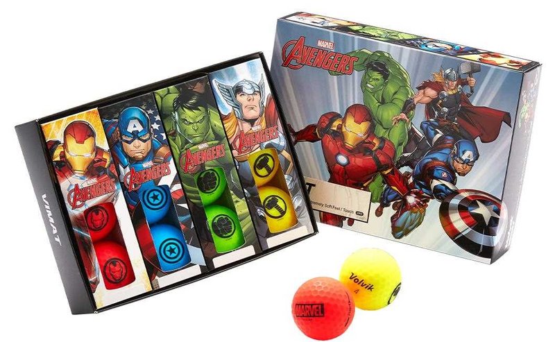 Volvik VIMAX Marvel The Avengers golfové míčky
