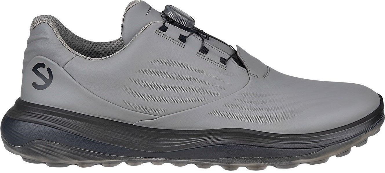 Ecco LT1 Boa pánské kožené golfové voděodolné boty, šedé