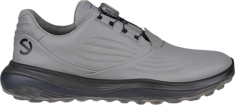 Ecco LT1 Boa pánské kožené golfové voděodolné boty, šedé