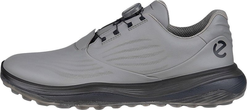 Ecco LT1 Boa pánské kožené golfové voděodolné boty, šedé