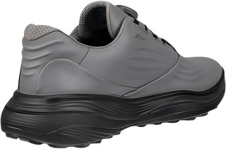 Ecco LT1 Boa pánské kožené golfové voděodolné boty, šedé