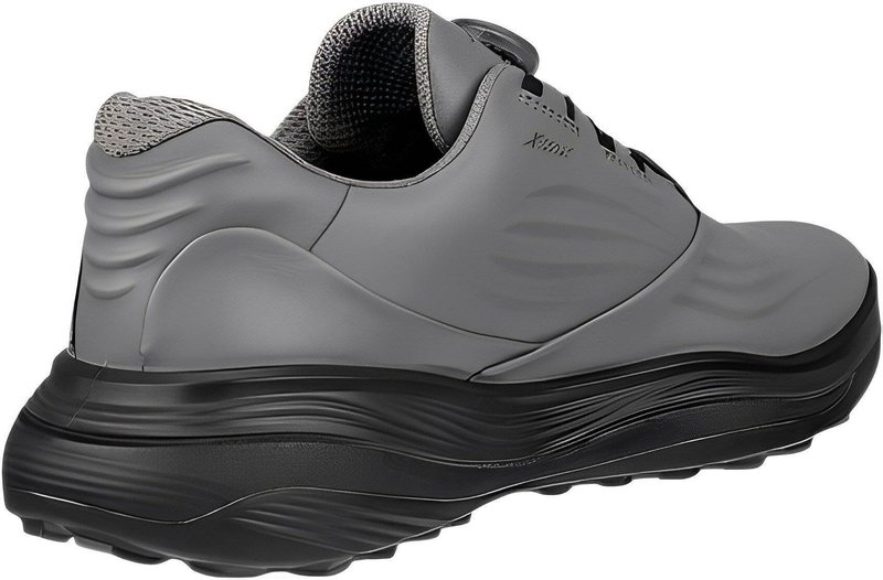Ecco LT1 Boa pánské kožené golfové voděodolné boty, šedé