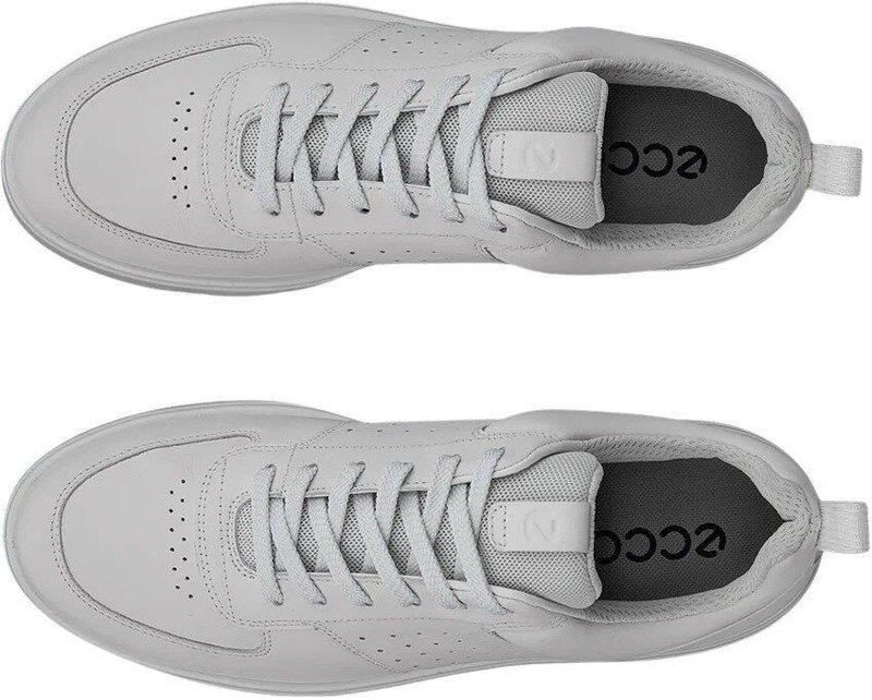 Ecco Street 720 dámské kožené Gore-Tex golfové boty, bílé