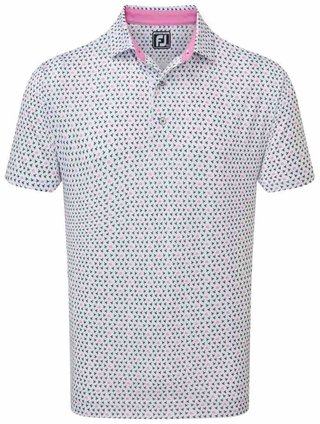 FootJoy Flying Wasp Pint Lisle pánské polo, bílé