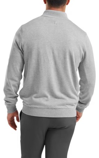 FootJoy Drirelease Full-Zip Lined pánský svetr, šedý