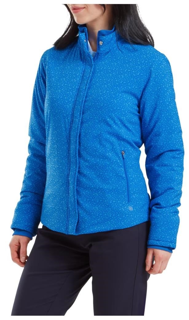 Footjoy ThermoSeries dámská bunda, floral tonal blue